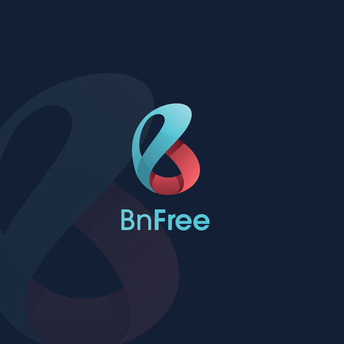 Sleek logo with the title 'Modern Design for BnFree'