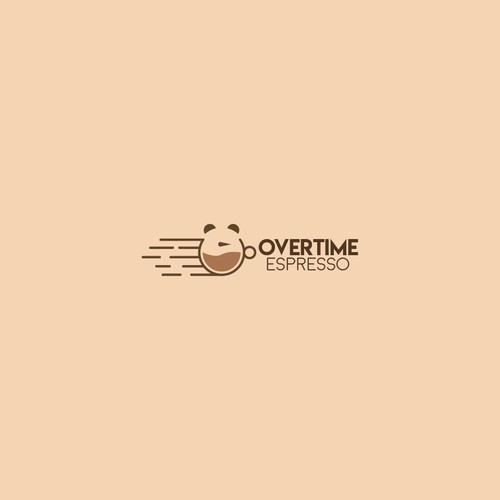 Quick logo with the title 'Simple logo concept for a coffee joint'