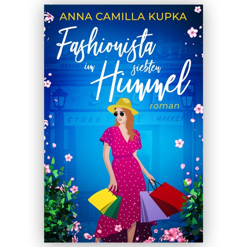 Romance book cover with the title 'Romantic Comedy Cover'