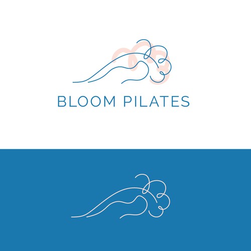 Pilates logo with the title 'Logo for Pilates Studio'