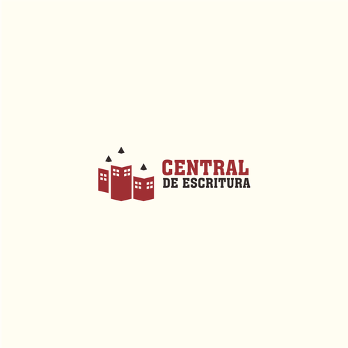 Writing logo with the title 'logo for central de escruita'