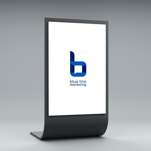 Mentoring logo with the title 'Blue Line (Mentoring platform logo)'