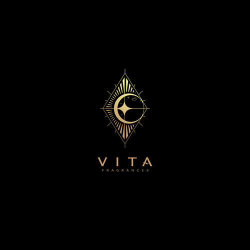 Universe design with the title 'VITA fragrances'