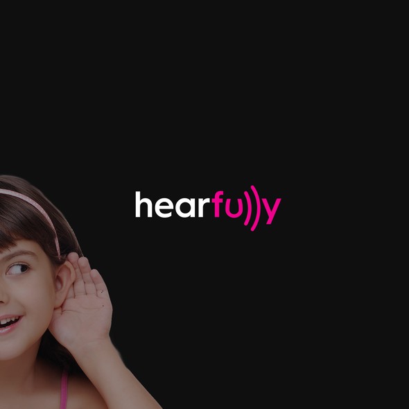 Hearing logo with the title 'Hearfully'