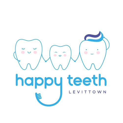 Cute t-shirt with the title 'Illustration for children dental clinic'