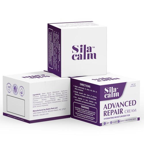 Packaging with the title 'Advanced Repair Cream'