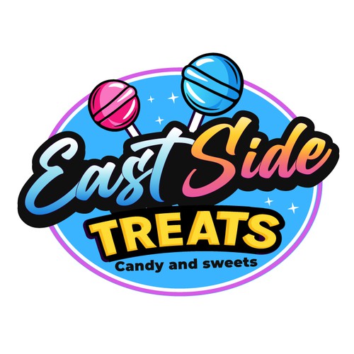 Sweet design with the title 'East Side Treats'