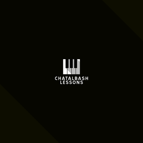 Keyboard design with the title 'Piano'