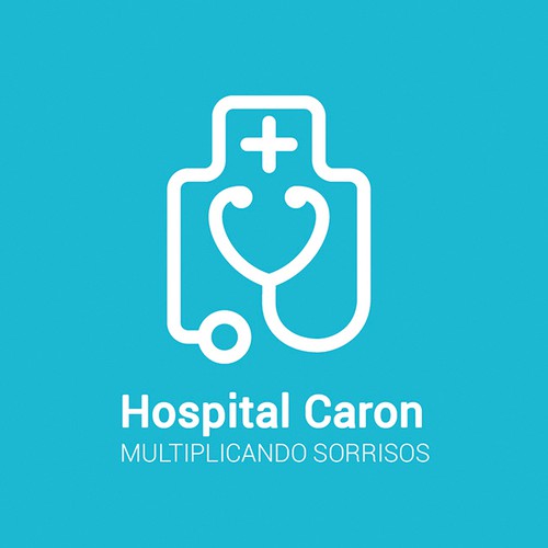 Hospital logo with the title 'Hospital Caron'