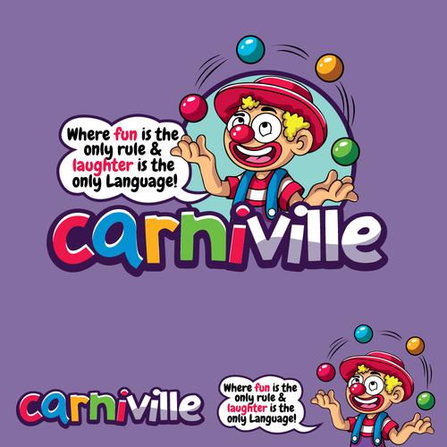 Pen design with the title 'carnival kids logo'