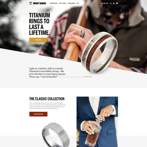 Ring design with the title 'Mens Jewelry '