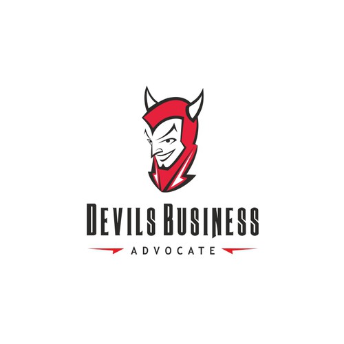 Devil design with the title 'Devil Business Advocate'