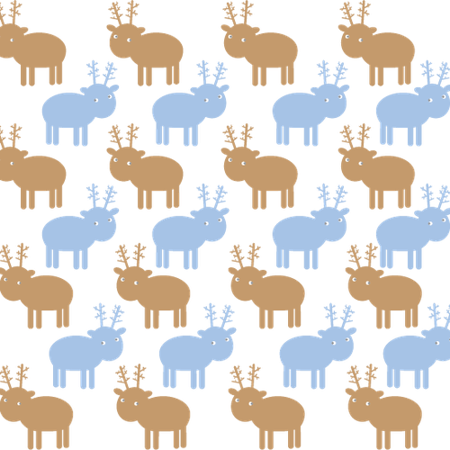 Deer artwork with the title 'Pattern '