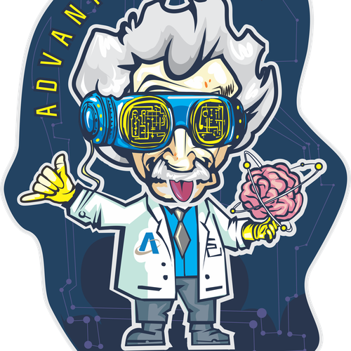 Fantasy design with the title 'Advantage.tech'