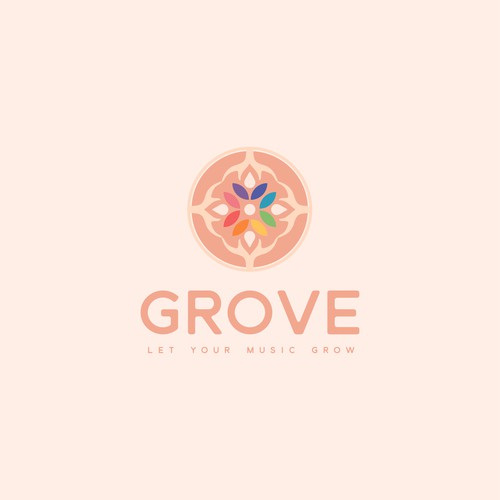 Earthy design with the title 'Grove'