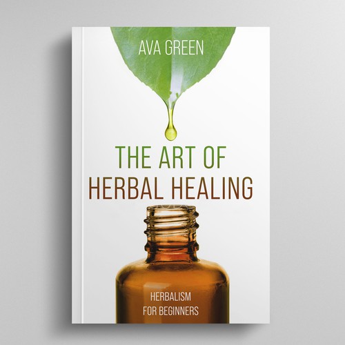Green book cover with the title 'The Art of Herbal Healing'