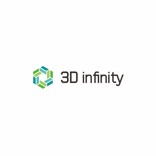 Infinity brand with the title 'Logo Design For 3D Infinity'