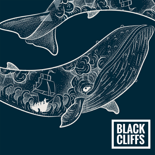 Album art design with the title 'Black Cliffs Album'