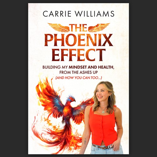 Fire book cover with the title 'Motivational book cover'