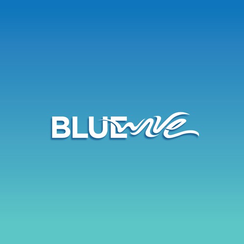 Quick logo with the title 'bluewave'