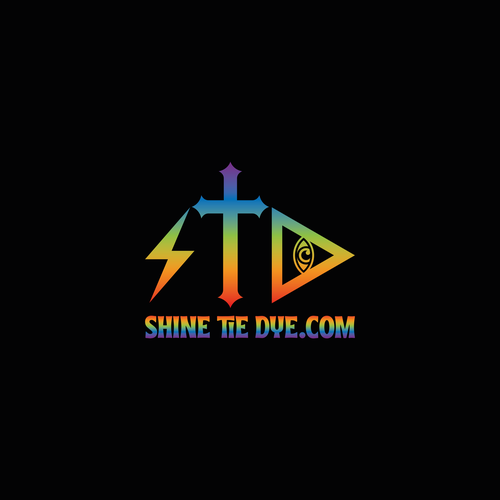 Shiny logo with the title 'SHINE TIE DYE'