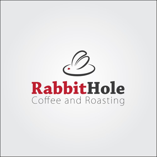 Hole logo with the title 'Help RABBITHOLE coffee and roaster with a new logo'