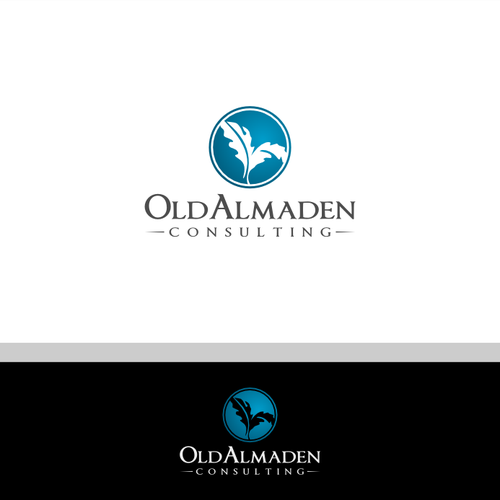 Oak leaf logo with the title 'logo for Old Almaden'
