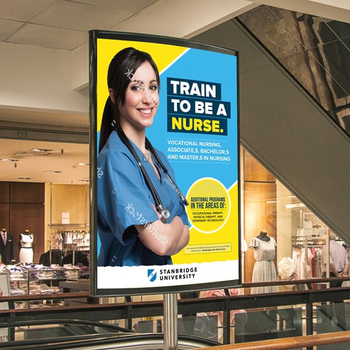 Advert design with the title 'Mall Advetisement'