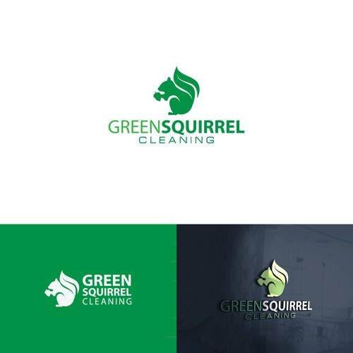 Squirrel design with the title 'squirrel logo'
