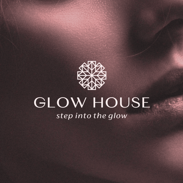 Luminous logo with the title 'GLOW HOUSE'