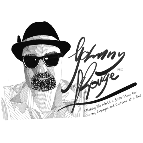 Beard brand with the title 'Bold 'Line' Logo for Retired Rock Star'