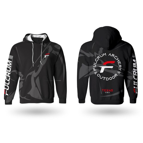 Sublimation design with the title 'Team Hoodie Design'