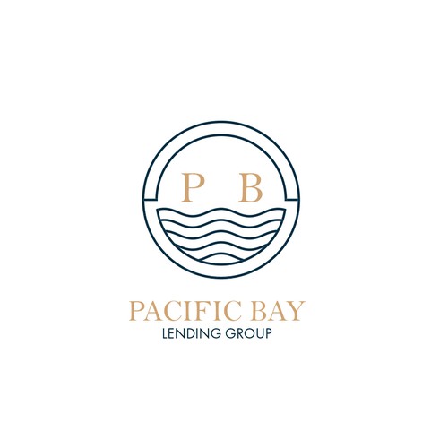 Navy design with the title 'Pacific bay'