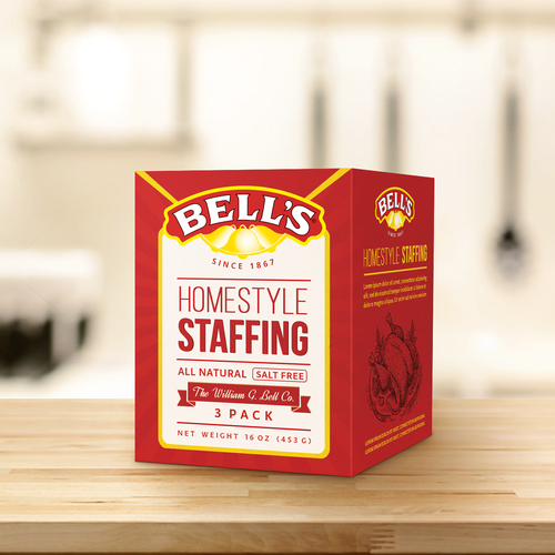 Product packaging with the title 'Bell's'