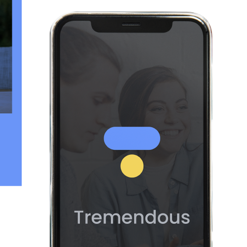 App logo with the title 'Simple Logomark for Tremendous'