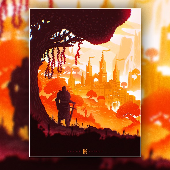 Sunset artwork with the title 'Mythic Tier'