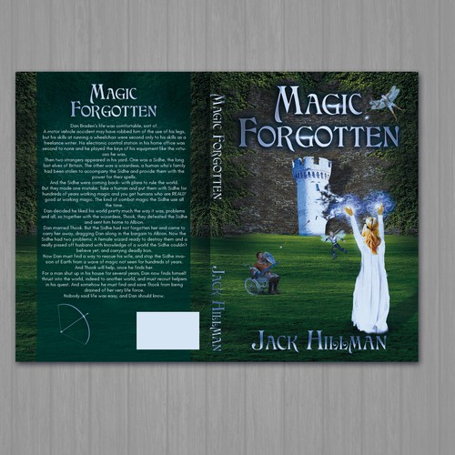 Magic book cover with the title 'Magic Forgotten by Jack Hillman'