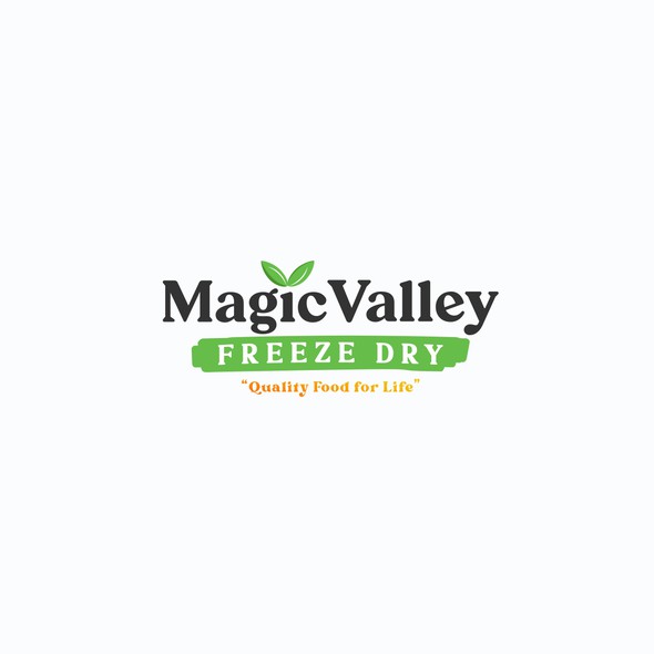 Healthy lifestyle logo with the title 'Magic Valley'