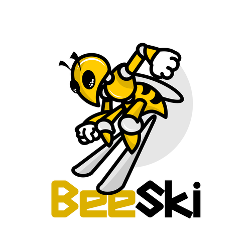 Black and yellow logo with the title 'logo identity '