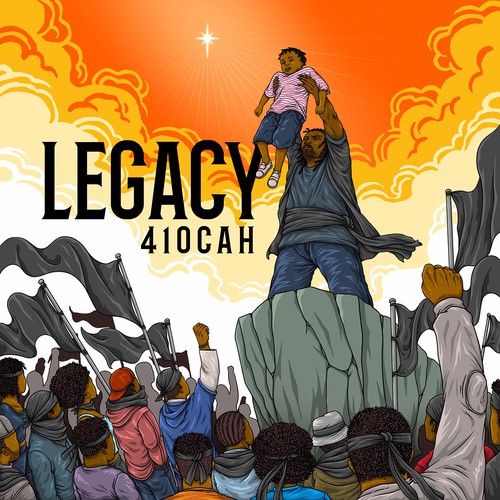 Music illustration with the title 'Legacy'