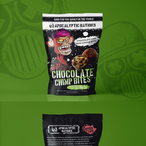 Retail packaging with the title 'Apocalyptic Rations'