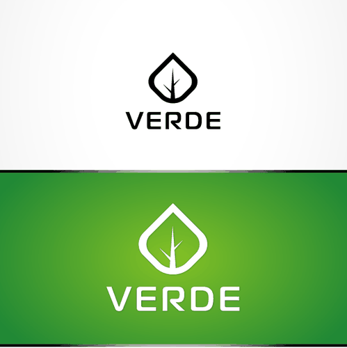 Signage logo with the title ' Verde Apartments logo for apartment complex'