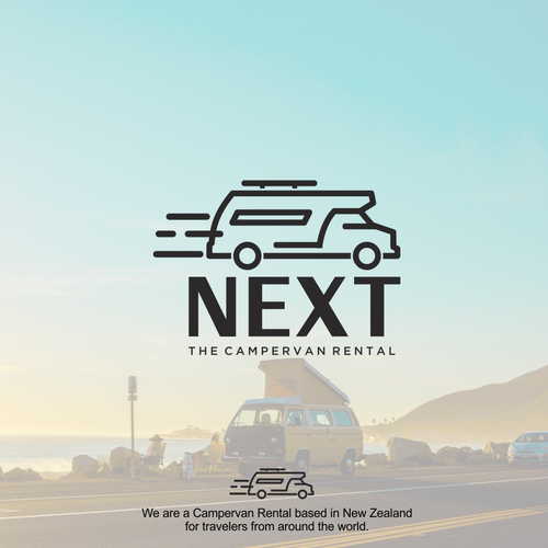 Van logo with the title 'Logo and brand identity designer.'