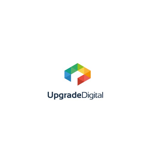 Technology brand with the title 'Upgrade digital '