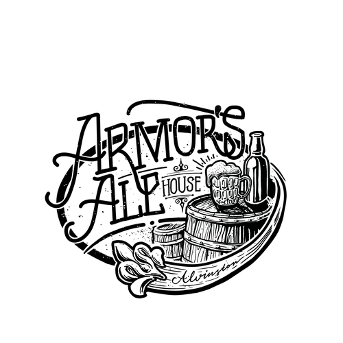 Beer t-shirt with the title 'beer house'