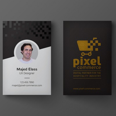 Business card for creative agency