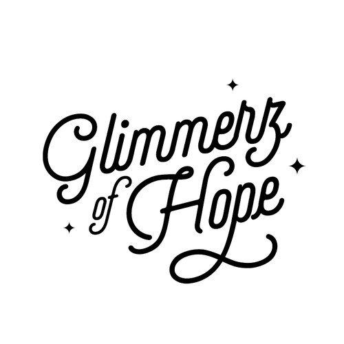 Depression design with the title 'Glimmerz of Hope'