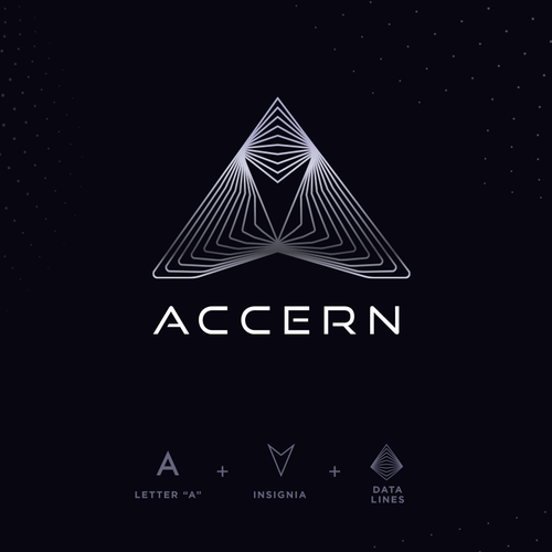 Corporate brand with the title 'Artificial Intelligence High-End Logo'