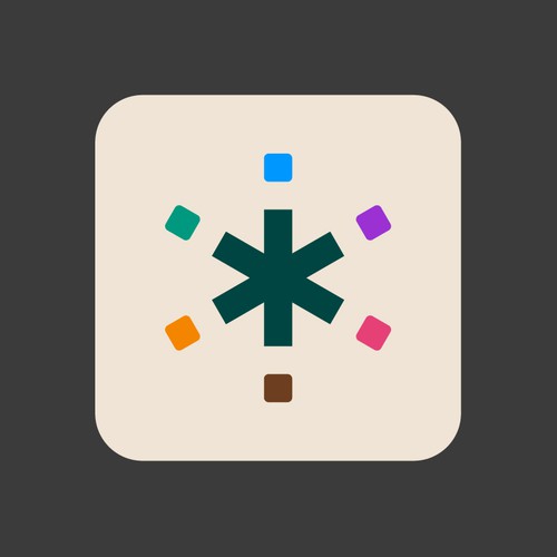 Relationship design with the title 'Relation app icon'