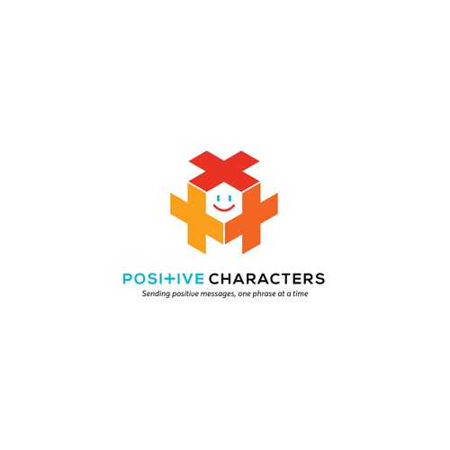 Plus design with the title 'Positive Characters'